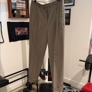 Classic Men's Khaki Dress Pants